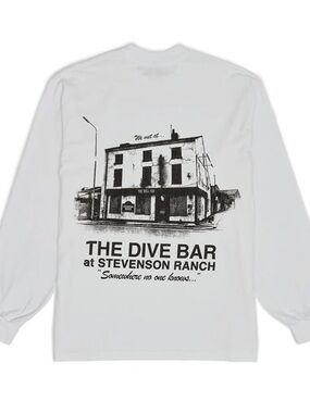 Stevenson Ranch x The Lows Dive Bar Longsleeve Tee (White)